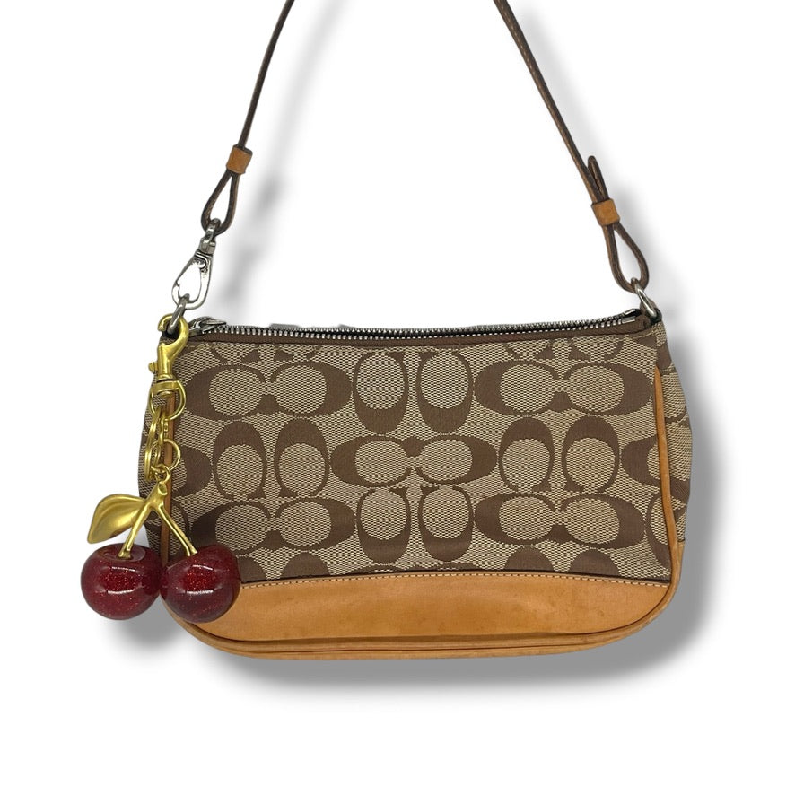 COACH signature accessory pouch in black canvas – FRSH™Vintage