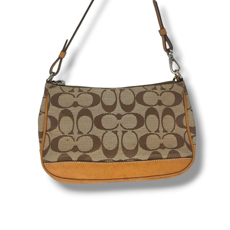 COACH signature accessory pouch in black canvas – FRSH™Vintage
