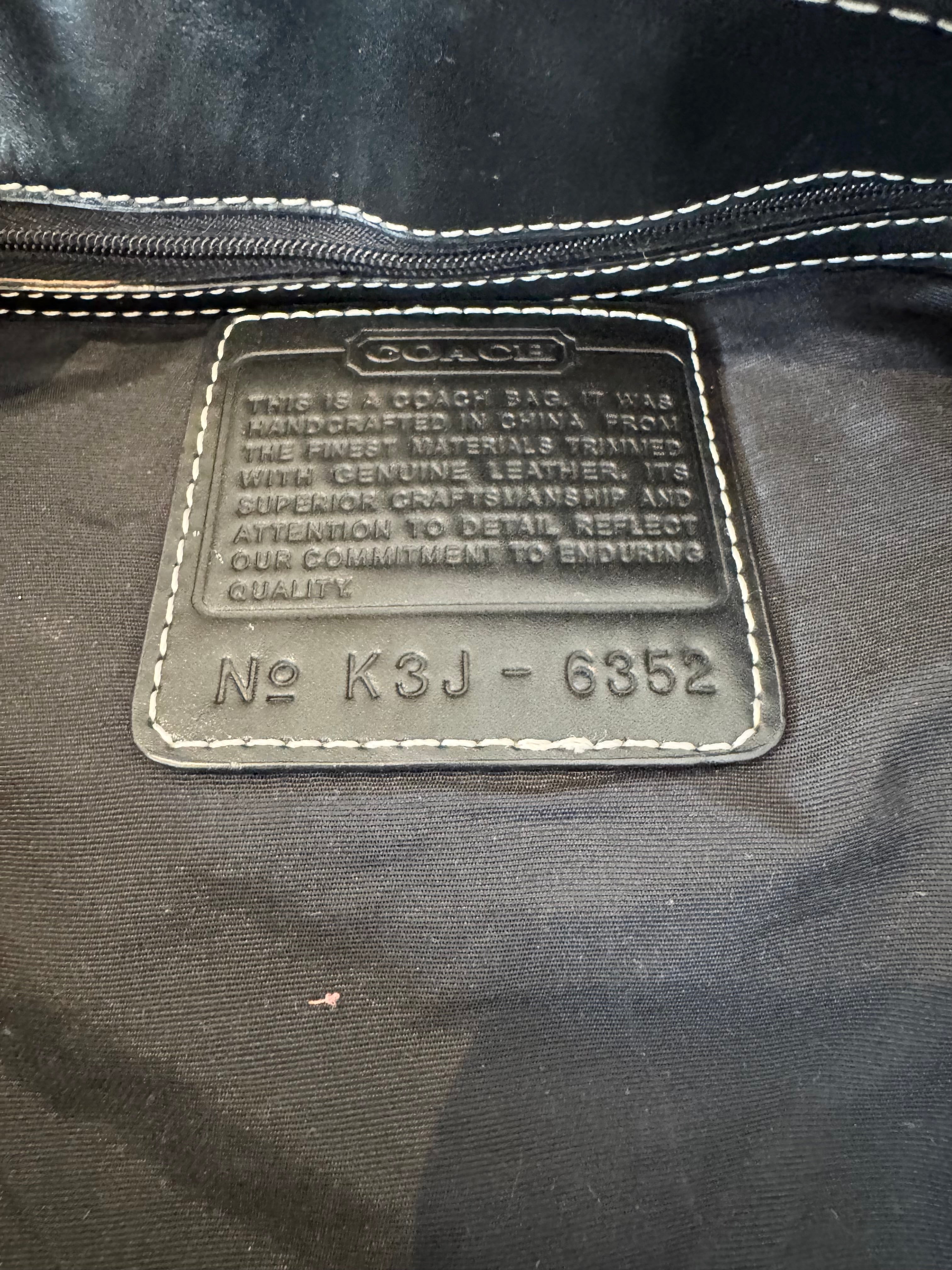 Vintage COACH signature tote bag soho black Shoulder bag  hand bag y2k