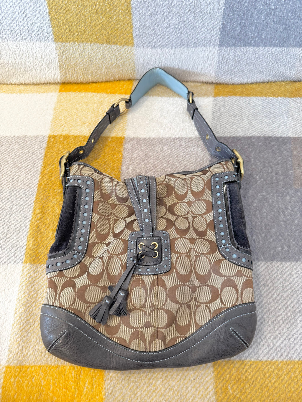 Vintage COACH Hampton hobo shoulder Hand bag
