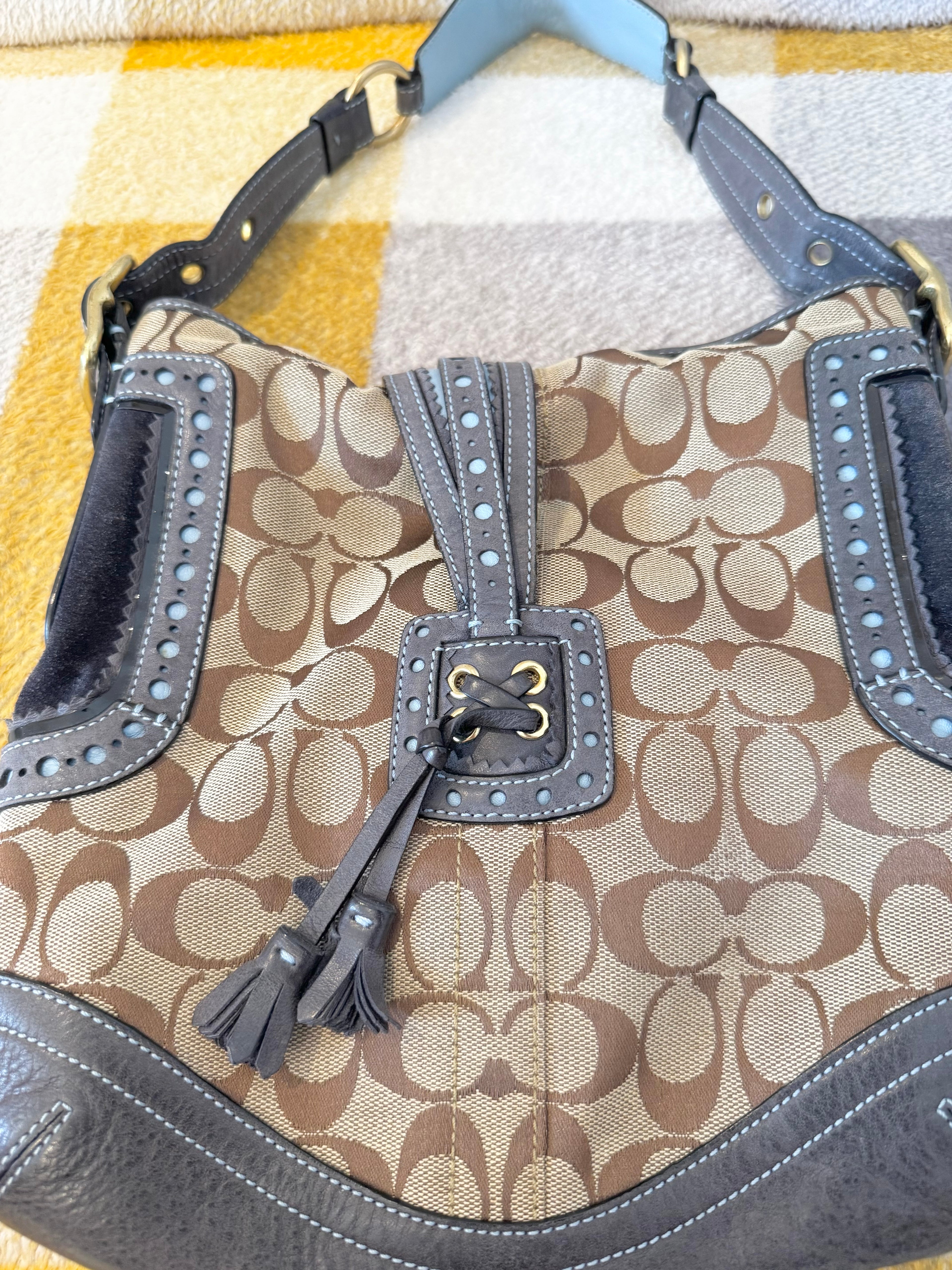 Vintage COACH Hampton hobo shoulder Hand bag