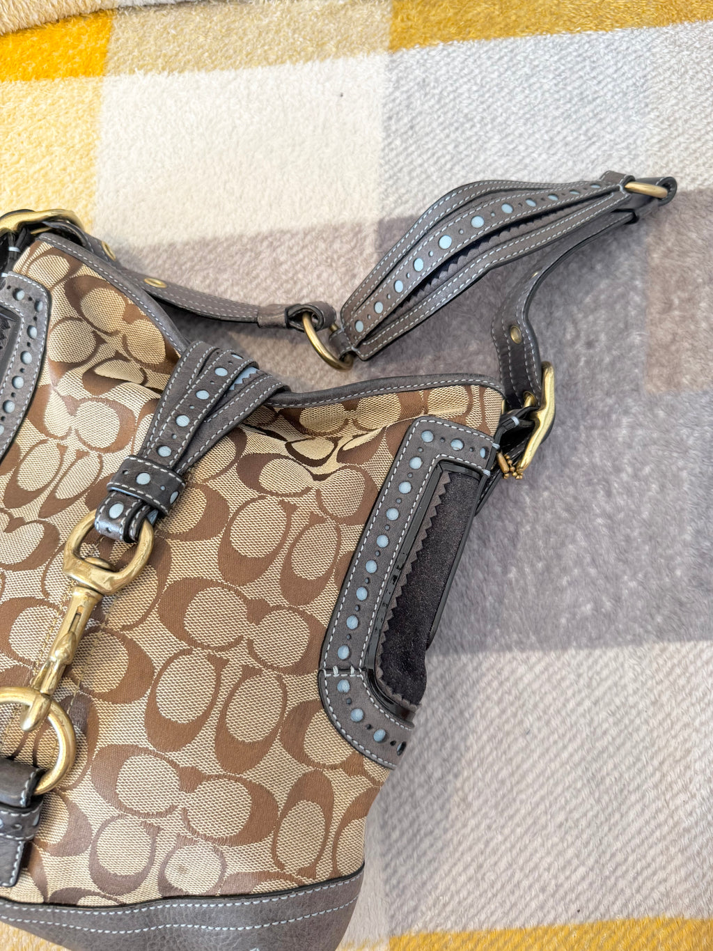 Vintage COACH Hampton hobo shoulder Hand bag
