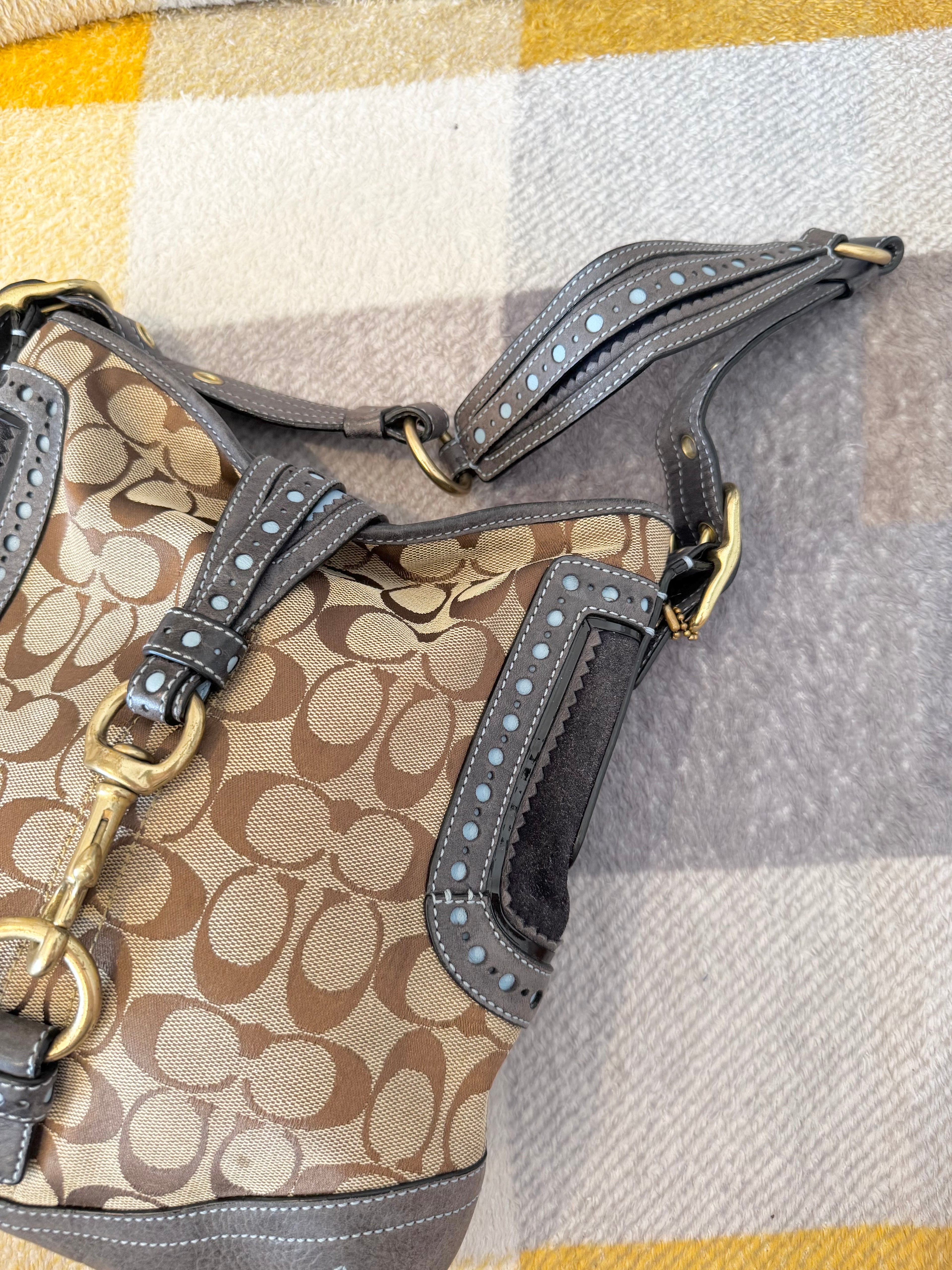 Vintage COACH Hampton hobo shoulder Hand bag