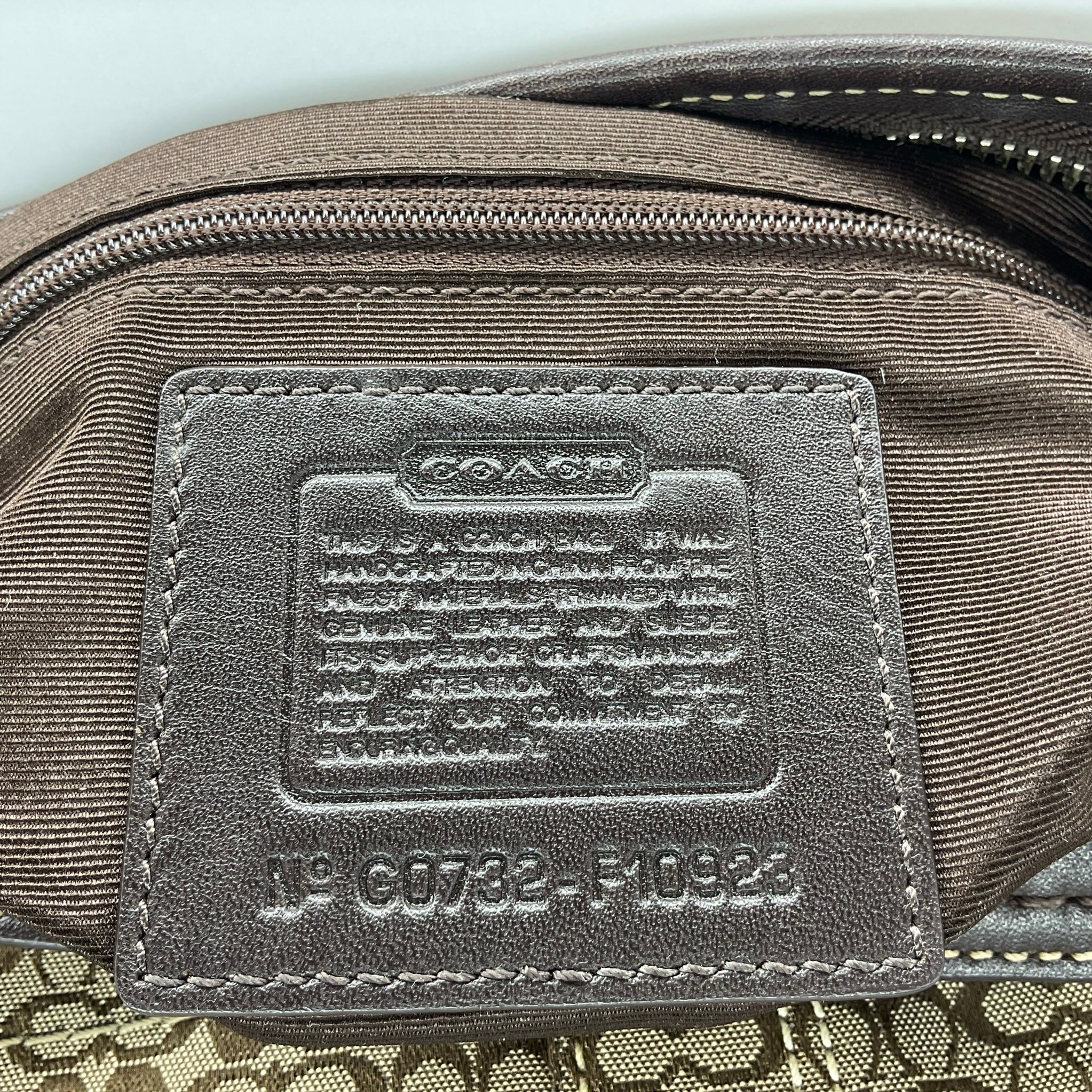 Vintage COACH signature one shoulder bag