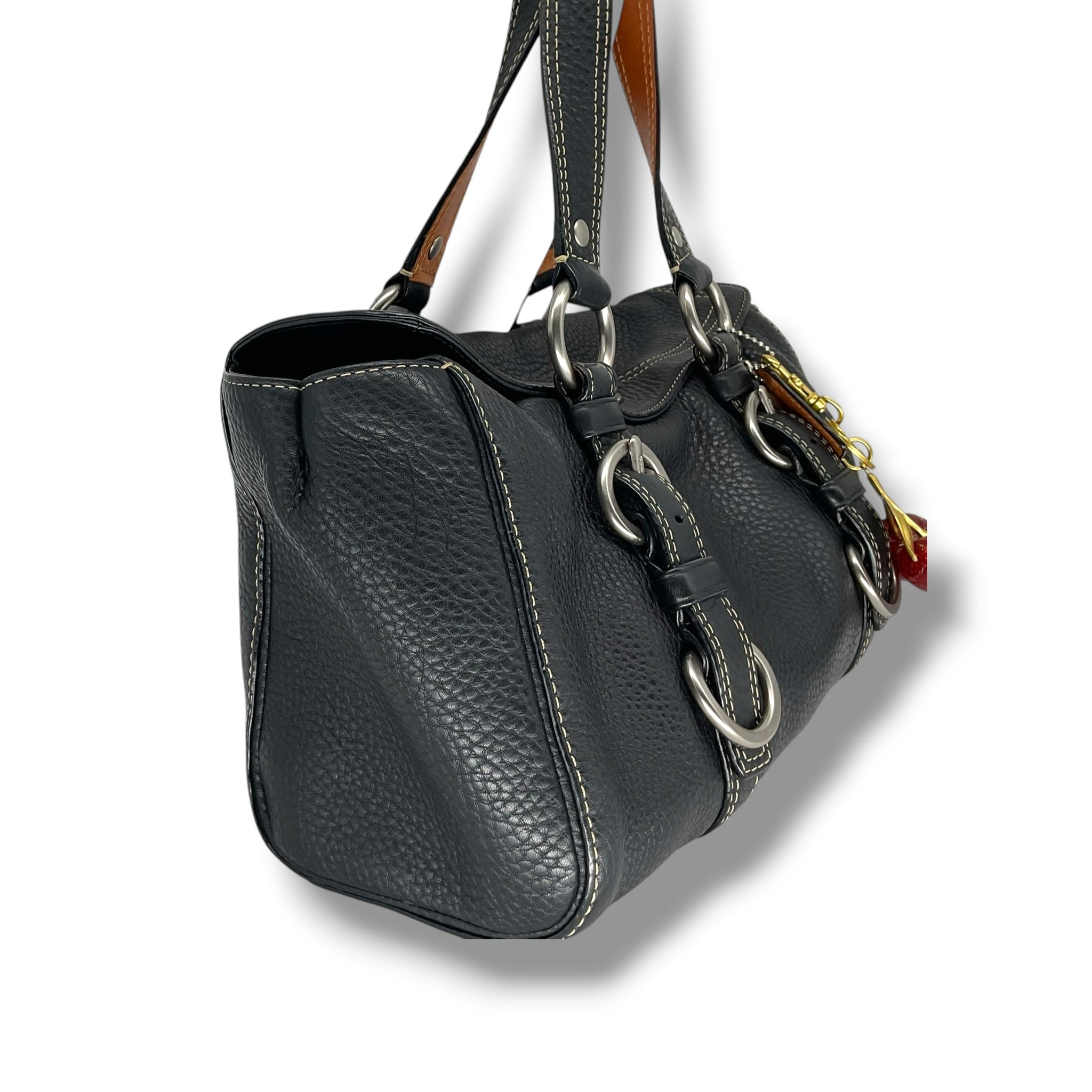 Vintage COACH turn lock tote bag