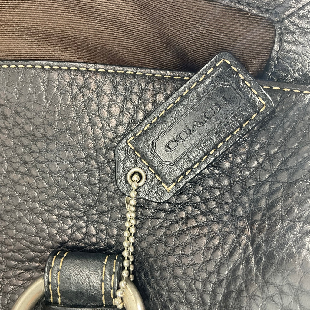 Vintage COACH turn lock tote bag