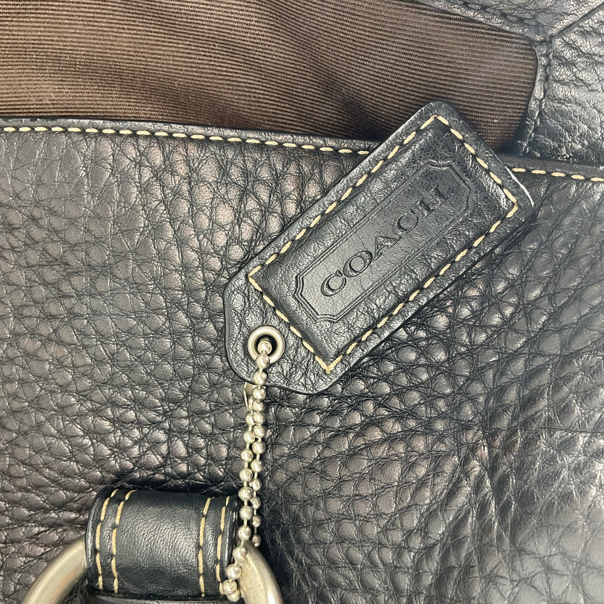 Vintage COACH turn lock tote bag