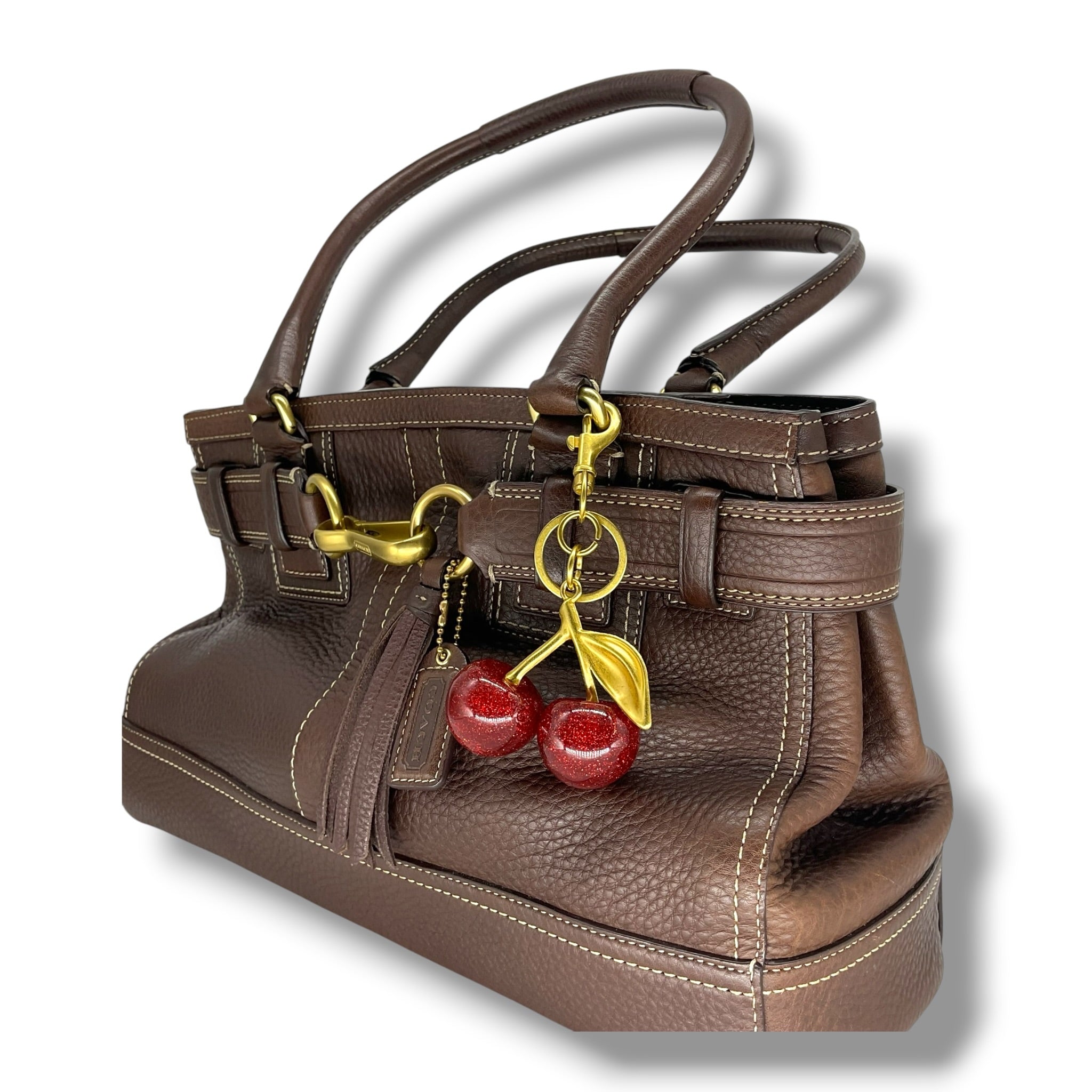Vintage COACH leather carryall tote bag