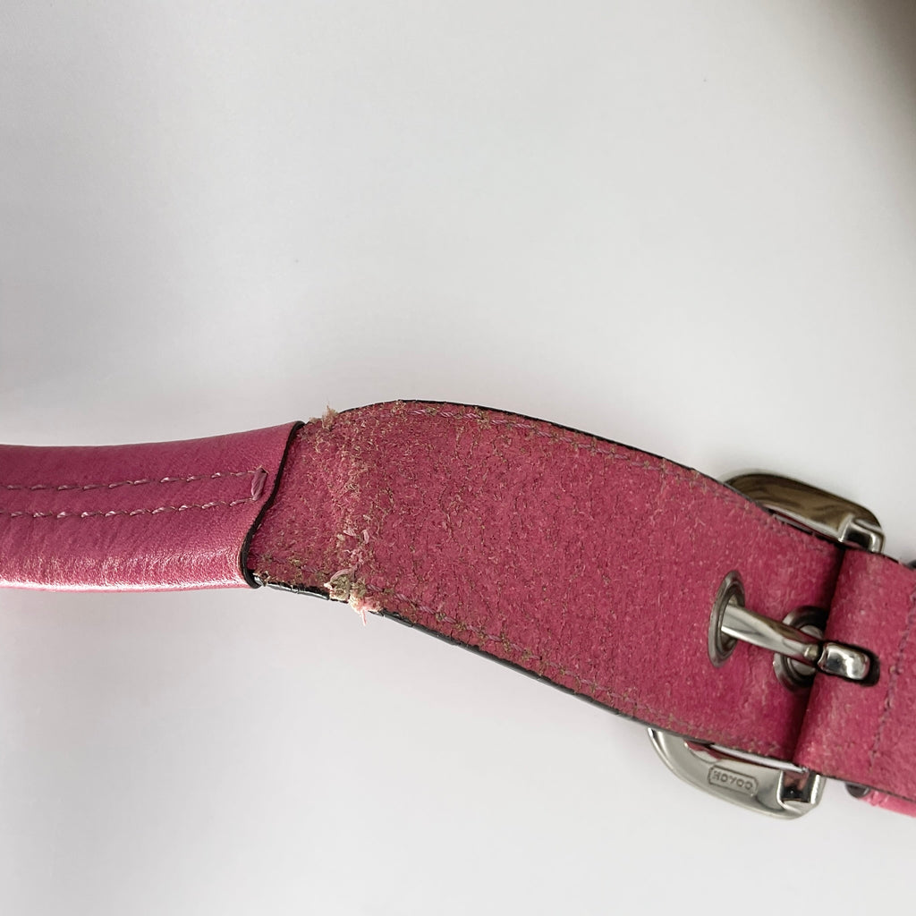 Vintage COACH Soho signature shoulder bag pink