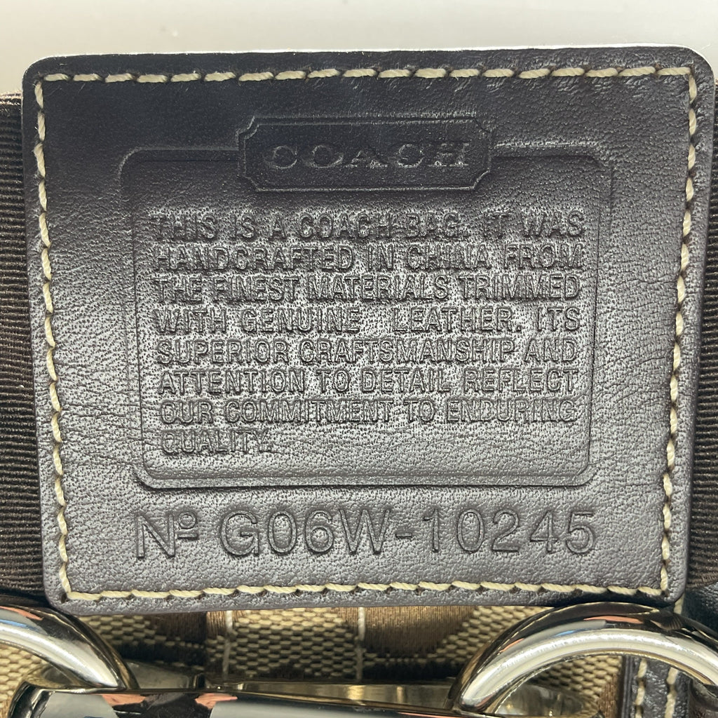 Vintage COACH signature handbag