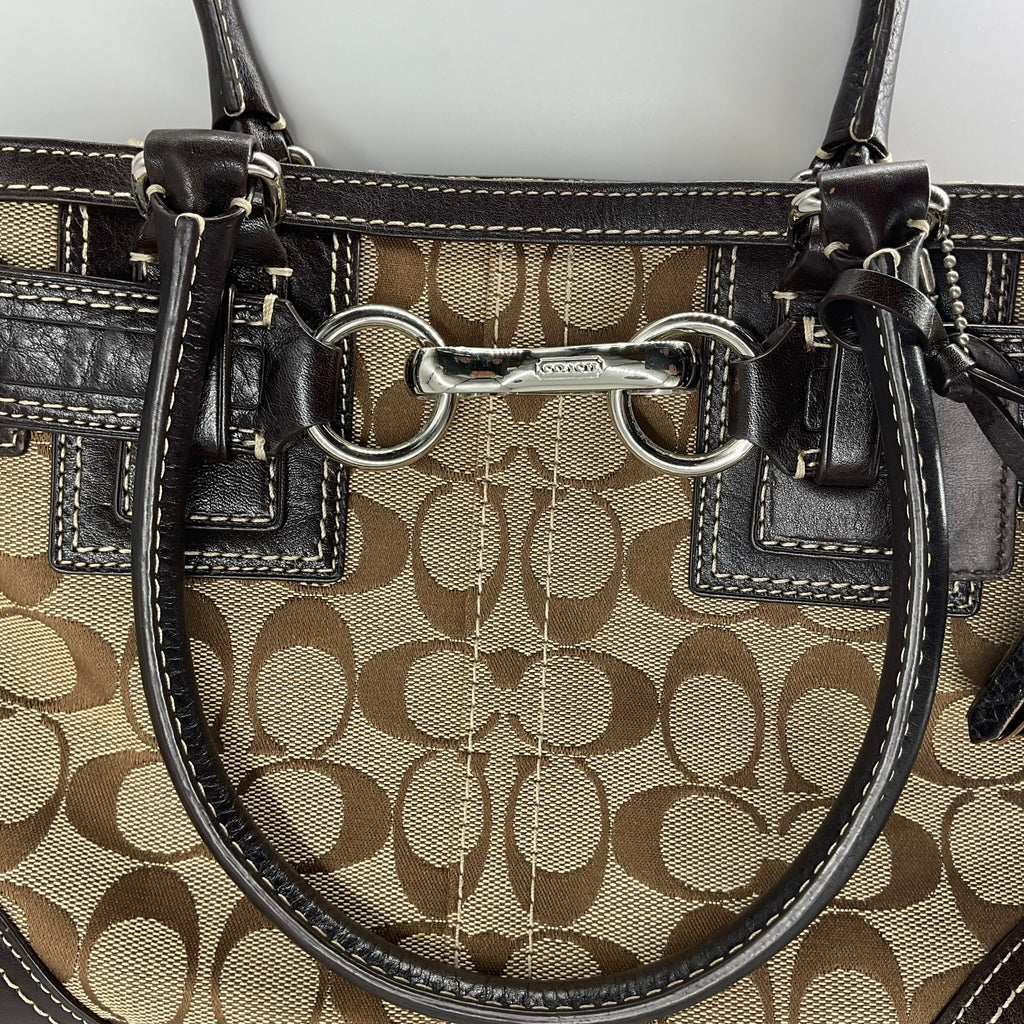 Vintage COACH signature handbag