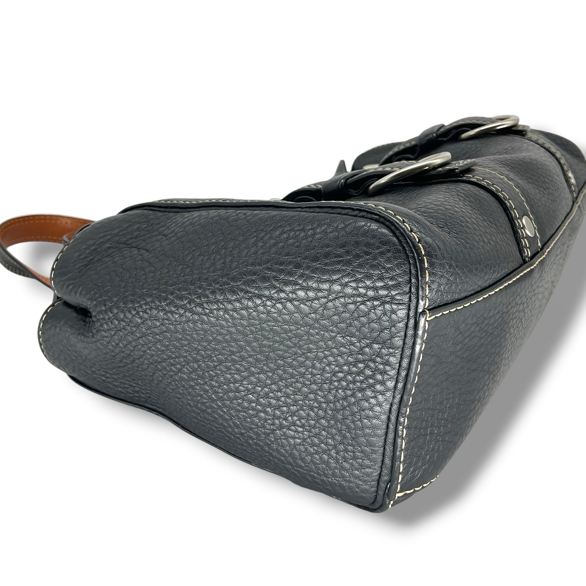 Vintage COACH turn lock tote bag