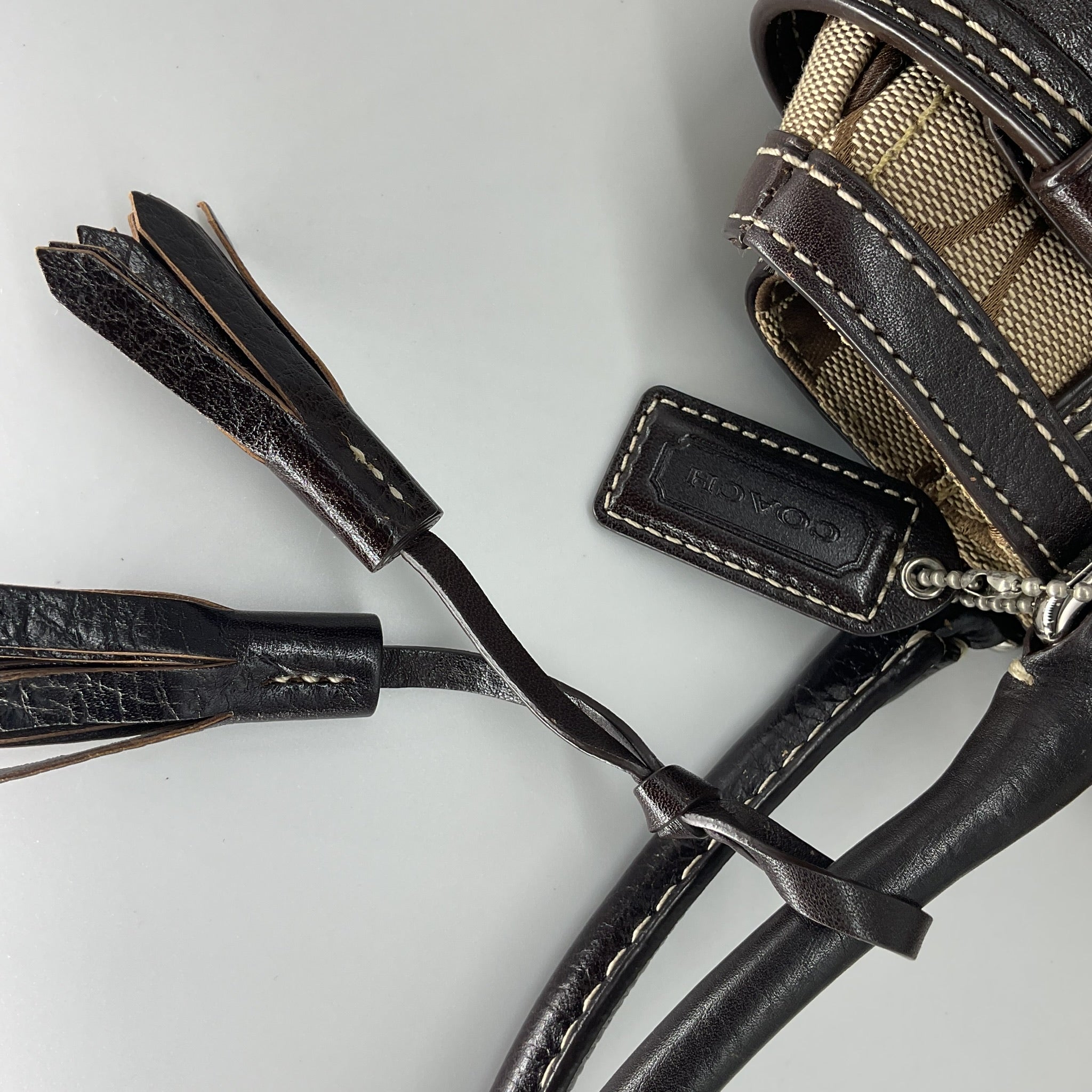 Vintage COACH signature handbag
