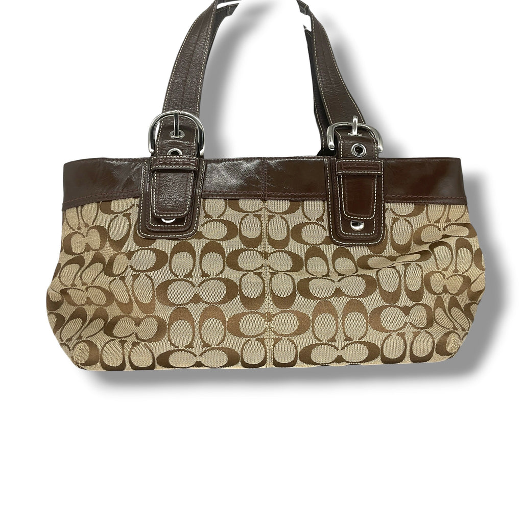 Vintage COACH Soho pleated signature tote bag  13742