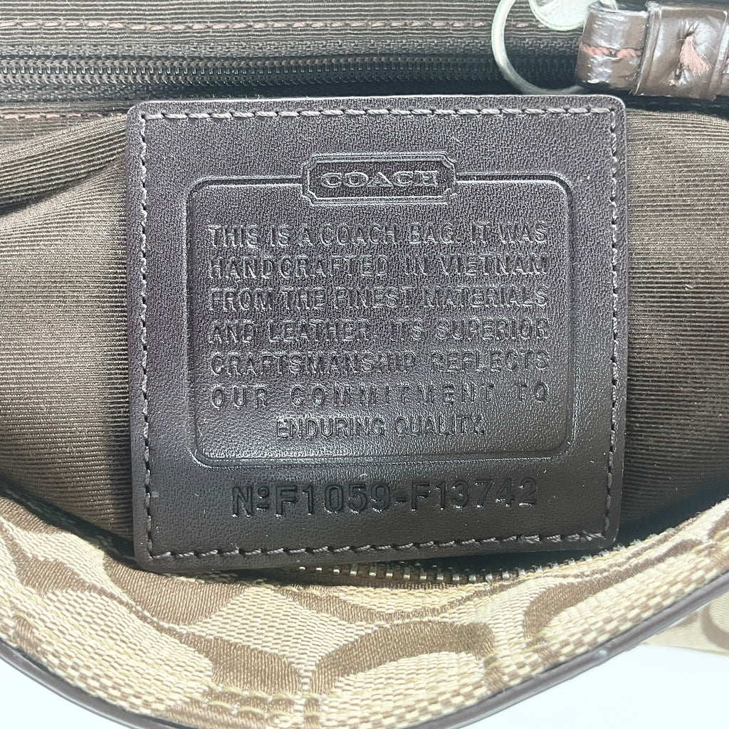 Vintage COACH Soho pleated signature tote bag  13742