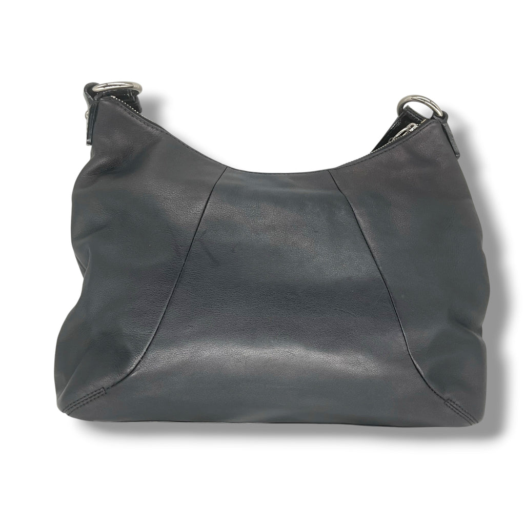 Vintage COACH Soho leather shoulder bag in black leather