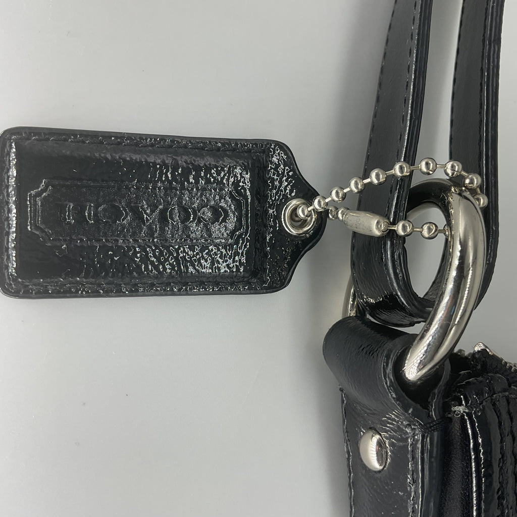 Vintage COACH Soho leather shoulder bag in black leather