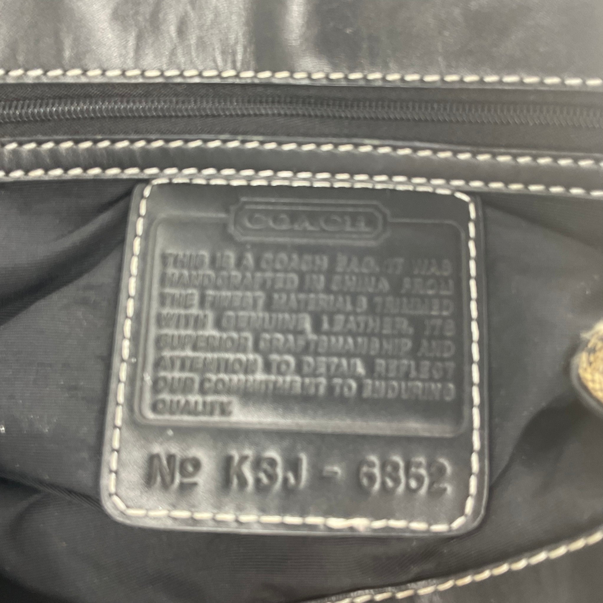 Vintage COACH signature tote bag 6352