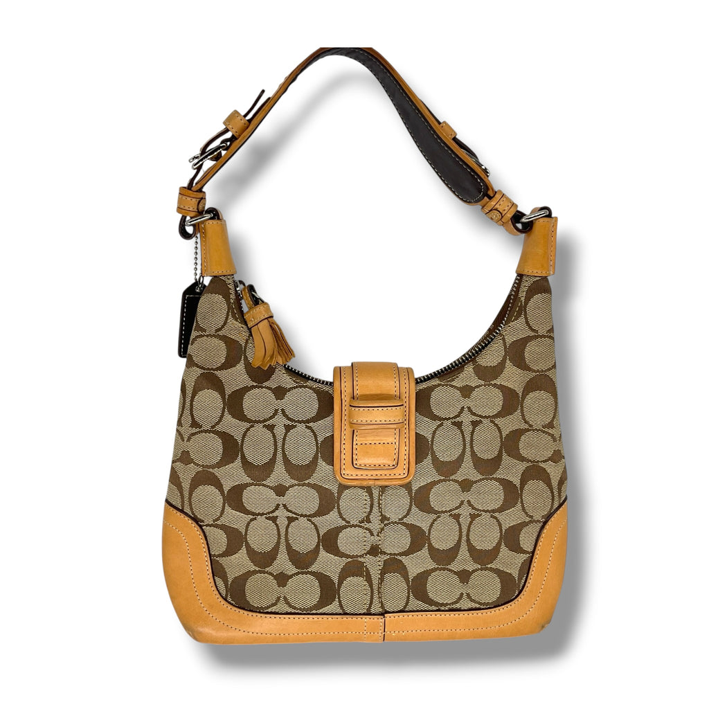 Vintage COACH Soho shoulder bag in signature canvas