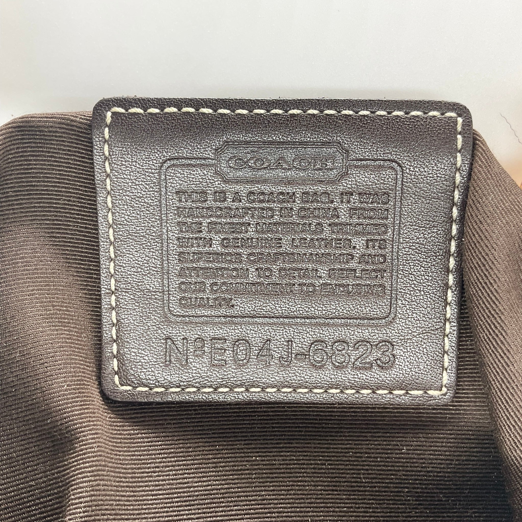 Vintage COACH Soho shoulder bag in signature canvas