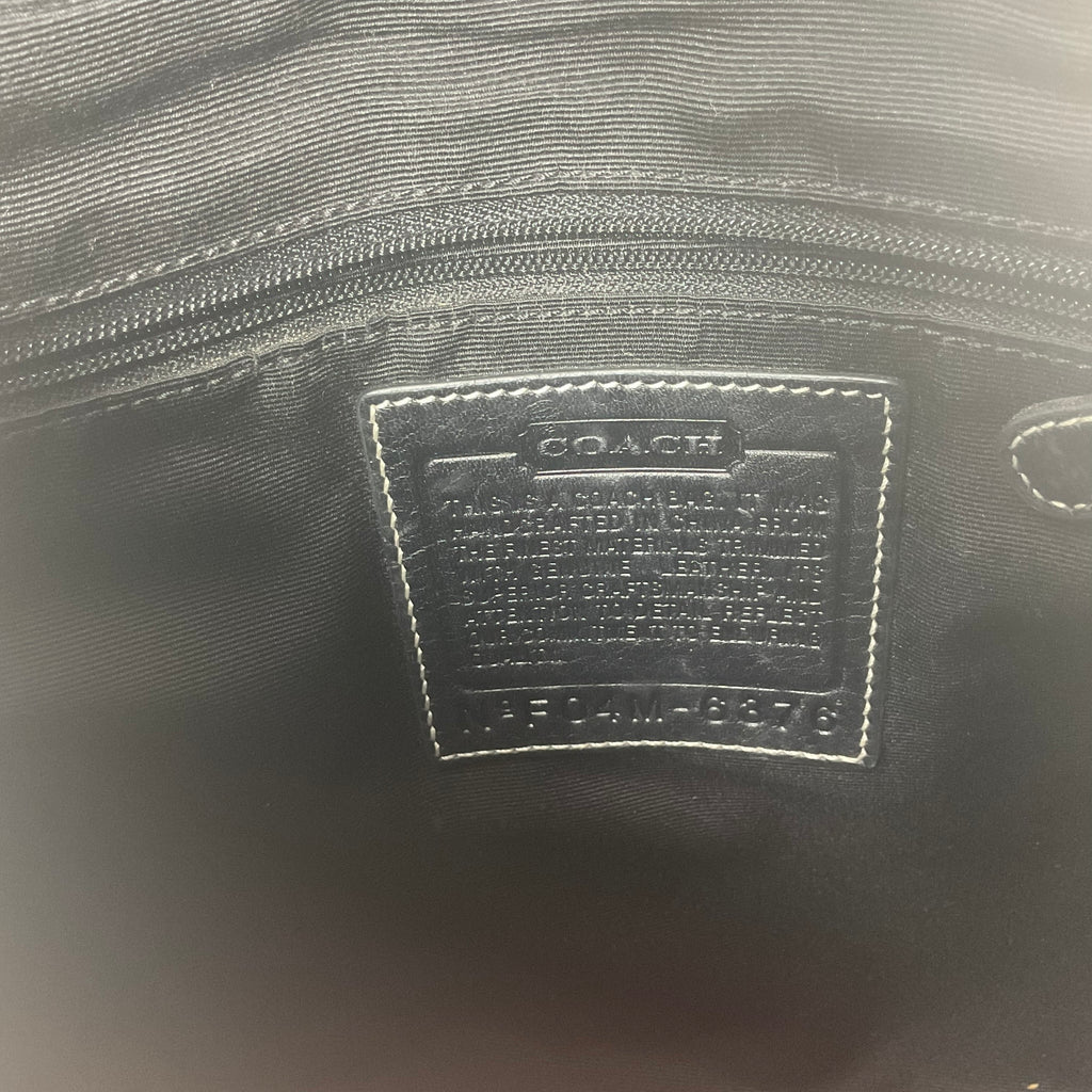 Vintage COACH Soho signature shoulder bag Black 6376